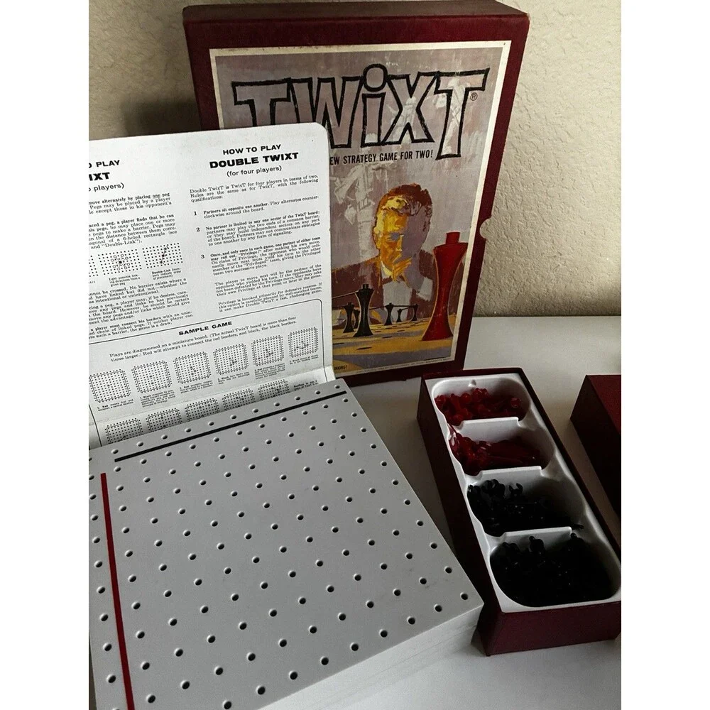 Vintage 1962 TWIXT 3M Bookshelf Game Game Night Classic